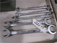 Craftsman 5 Pc Flare Nut Wrench Set Metric 

9/