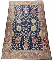 Indian Cotton Agra Carpet 8' 9" x 5' 9"