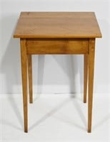 Rustic Pine Side Table 28"h x 21" x 21"