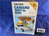 Book, Chilton's Repair & Tune-up Guide Camaro