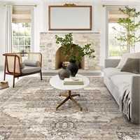 Washable 9x12 Area Rugs - Large Rugs for Living