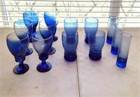 Blue Glassware