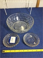 Small glass serving dish