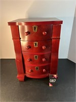 Jewelry Armoire 9"W x 8"Dx 13"H