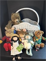 Basket Full Of Stuffed Animals, Bear Laughs/Talks