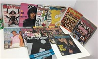 Lot de 12 magazines Rolling Stones, Spin et High