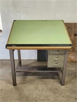 Nice Adjustable Top Drafting Table with Drawers