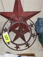 2 X'S BID METAL STAR DECOR PCS. STAR 24 X 24