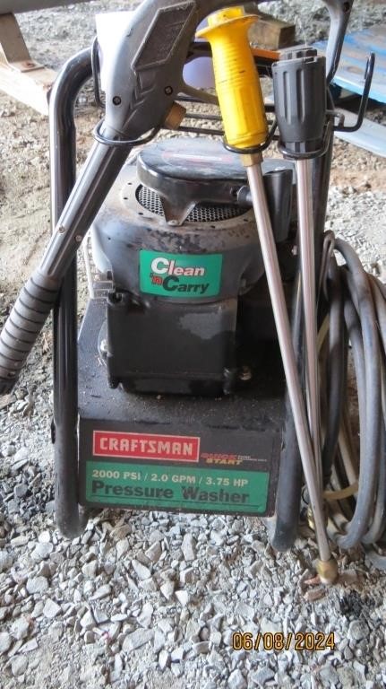 Craftsman Power Washer-gasoline