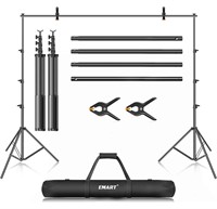 EMART 10 x 12ft (H X W) Photo Backdrop Stand Kit