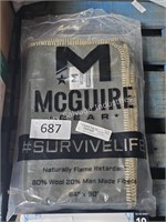 mcguire survival blanket 64x90”