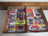 2 Boxes of Nascar Collector Cars and Muscle Cars
