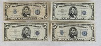 $5 US Silver Certificate Notes