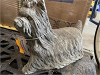 Concrete Dog Statue- Yorkshire Terrier