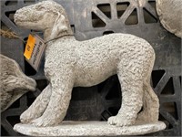 Concrete Dog Statue- Bedlington Terrier