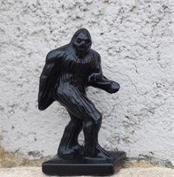 Carved Obsidian "Big Foot" Figurine