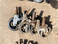 4 SCAFFOLDING ROLLING CASTERS