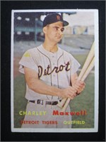 1957 TOPPS #205 CHARLEY MAXWELL TIGERS