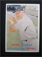 1957 TOPPS #220 JACKIE JENSEN RED SOX