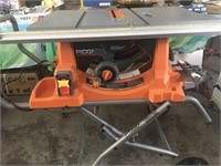 Rigid 10" Pro Jobsite Table Saw with Stand NEW