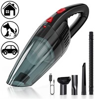 N6512  iFanze Handheld Car Vacuum Cleaner, Black