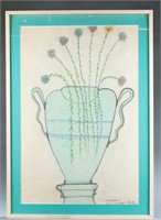 Creative DePrie, Vase with flowers, 1993.