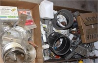 box of plumbing and electrical