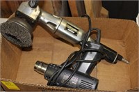 cp angle polisher/grinder and heat gun