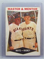 Willie Mays 1960 Topps - holes