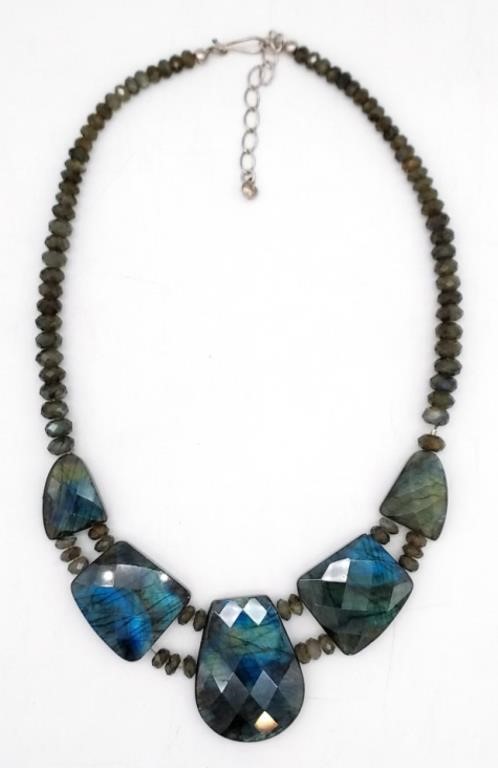 (KC) Jay King Sterling Silver Labradorite Necklace