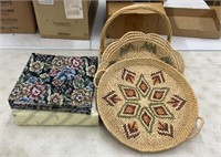 New photo binder, and Unique baskets