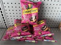 (6) Smartfood Chocolate Glazed Donut Bags