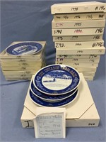 Iditarod plates 1978-2001 complete set      (k 2)