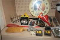 Magnets; Tape Measures; Thermometer