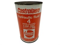 CASTROLAERO HYDRAULIC AVIATION OIL QT. CAN