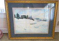 BRENDA HARRIS TUSTIAN WINTER PRINT #355/500