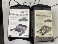1LOT (2) OUTDOOR KITS INCLUDING 1 CANOE CARRIER