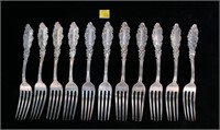 11-Sterling silver forks