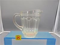 Clear Depression Glass Pitcher
