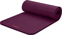 Retrospec Solana Yoga Mat 1 Thick w/Nylon Strap fo
