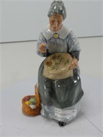 ROYAL DOULTON 7.5" " EMBROIDERING" FIGURE