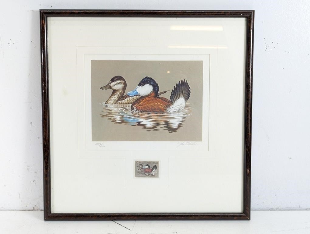 1981 John Wilson Signed Federal Duck Stamp Print