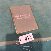 1906 Waynesburg Prosperous and Beautiful Book