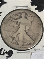 1917 O Obverse Walking Liberty Silver Half Dollar