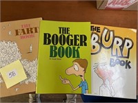 “The fart book “, “the booger book”, “the burp