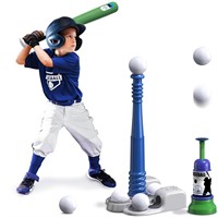 QDRAGON 2 in 1 T Ball Sets for Kids 3-5 5-8, Tee