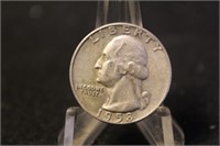 1958-D Washington Silver Quarter