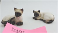 Enesco Mid Century Porcelain Siamese Cats