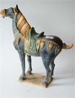 Chinese Tang style sancai glazed horse,