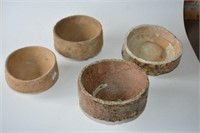 4 Sung dynasty pottery stands/bowls